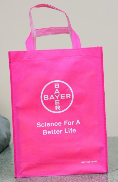 Túi vải không dệt mẫu Bayer - Bayer non-woven bags