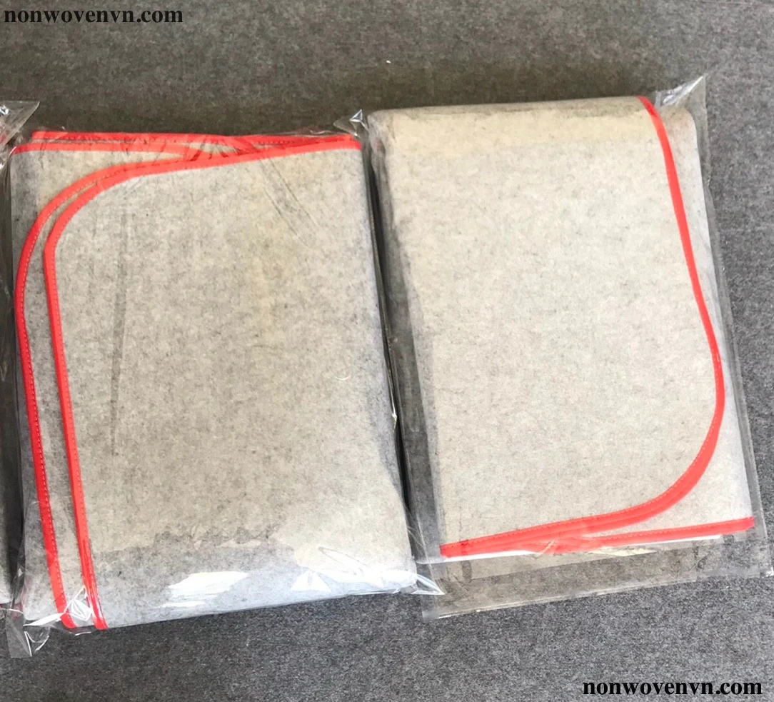 Chiếu ngủ văn phòng vải xăm kim ( vải nỉ ) — ảnh 2