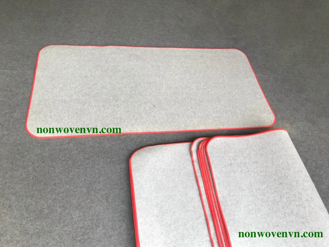 Chiếu ngủ văn phòng vải xăm kim ( vải nỉ ) — ảnh 3